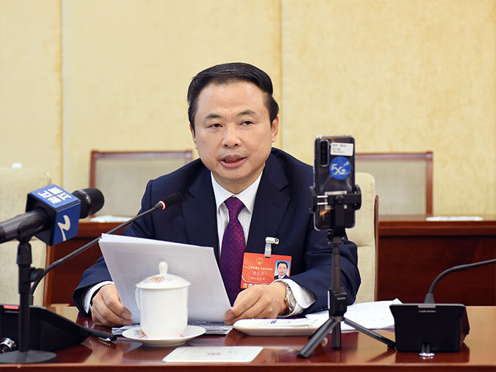 张天任代表在浙江省代表团审议政府工作报告上发言